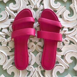 Talbots Pink Slide Sandals